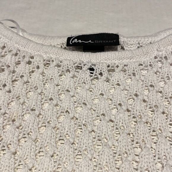 White open weave pullover sweater size 26/28 by Lane Bryant - Picture 3 of 7